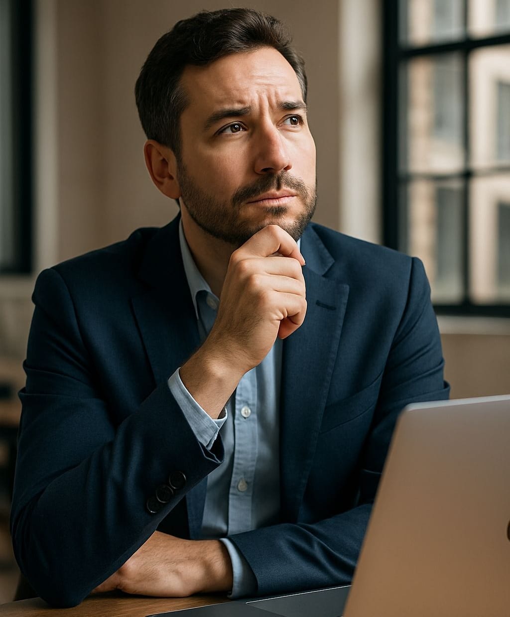 Thinking business owner 1